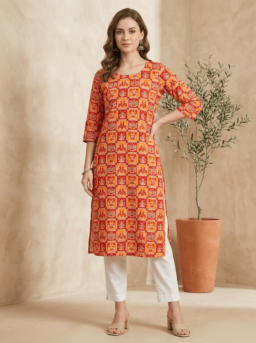 Marigold Kurta by Anveera